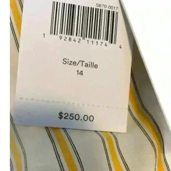 Derek Lam 10 Crosby Cropped Bell Sleeve Tie Waist Blouse Top Size - Picture 9 of 10